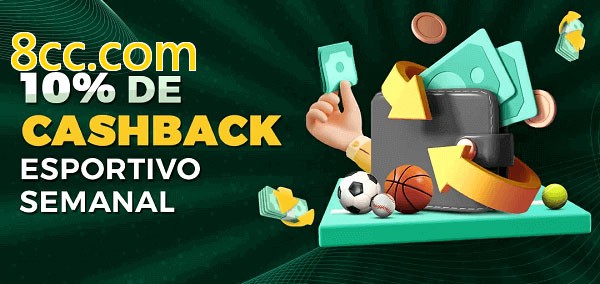 10% de bônus de cashback na 8cc.com